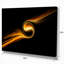 « fractal 3d danse yellow design », reproduction d’impression sur toile tendue encadrée-63567553