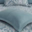 Très grand médaillon argenté, lavable à la machine, édredon 2 taies décoratives, conception classique, coussin décoratif et jupe de lit-122457326