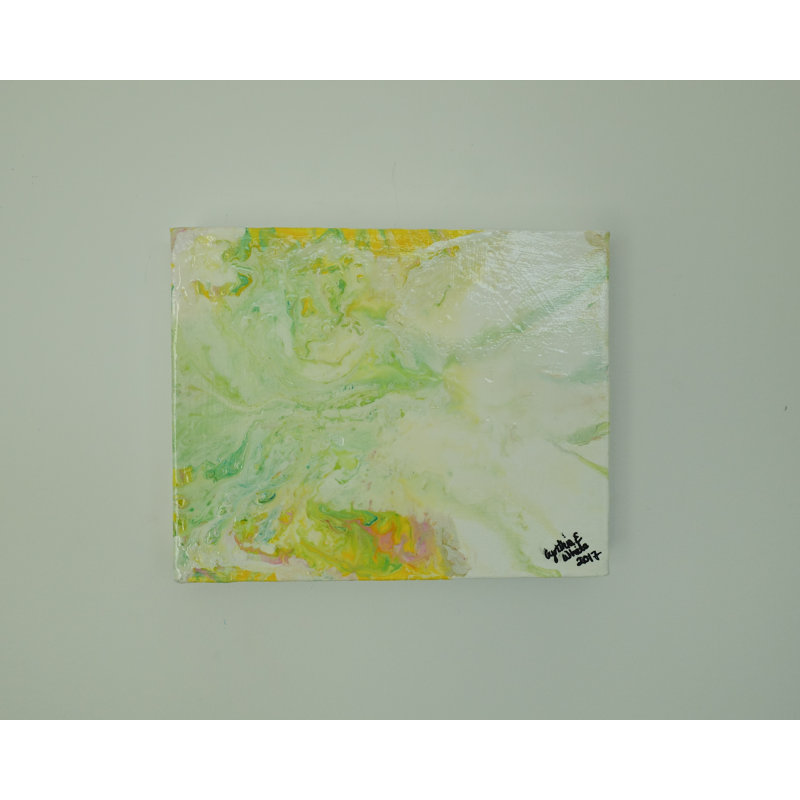 Fleecy Meadow' - Wrapped Canvas Painting Print