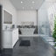 Meuble-lavabo double de l 80 po x P 22 po x H 35 po Avery-80214070-41604558