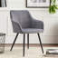 Seamans 48cm H Upholstered Metal Armchair-49871050