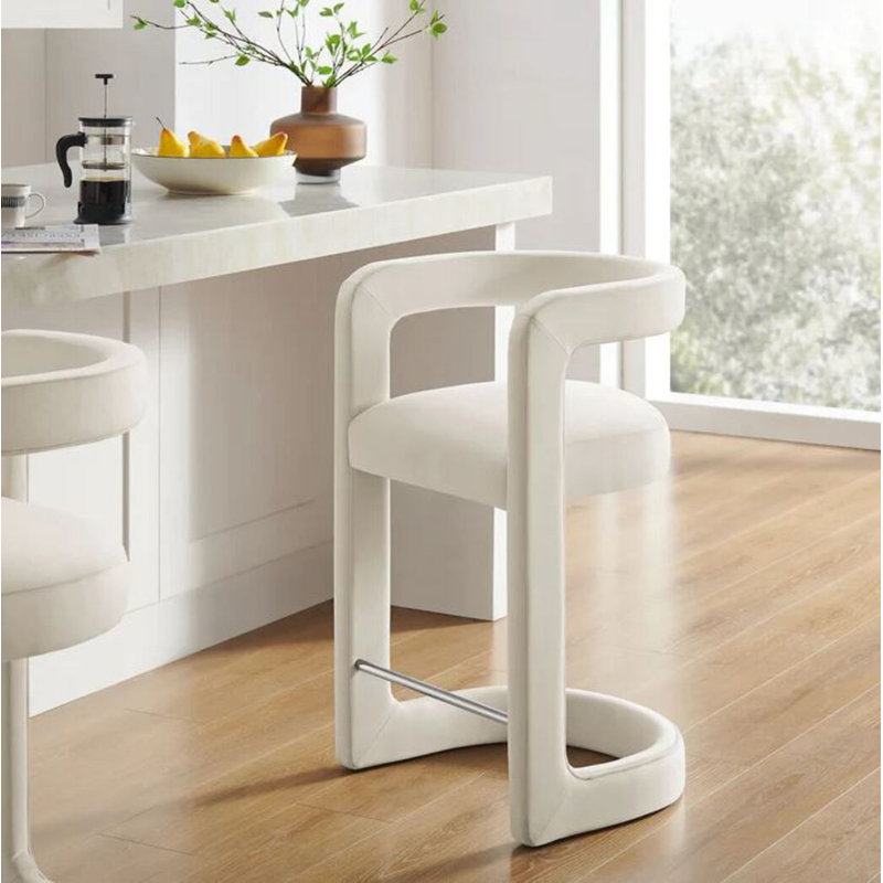 Presley Velvet Counter Stool