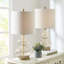 Lampe de table en verre courbé Ellipse, ensemble de 2-880489867