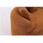Canapé-lit modulaire incurvé Compression Orange, canapé-lit en chenille haute densité 30D pour appartement, salon, L 110 po-1850676670