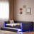 Upholstered Daybed With Trundle And Led-717717553