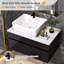 Wall Mounted Floating Single Bathroom Vanity With Sink