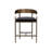 Zanatta Counter Stool - Charcoal Black Leather-106888466-106888468