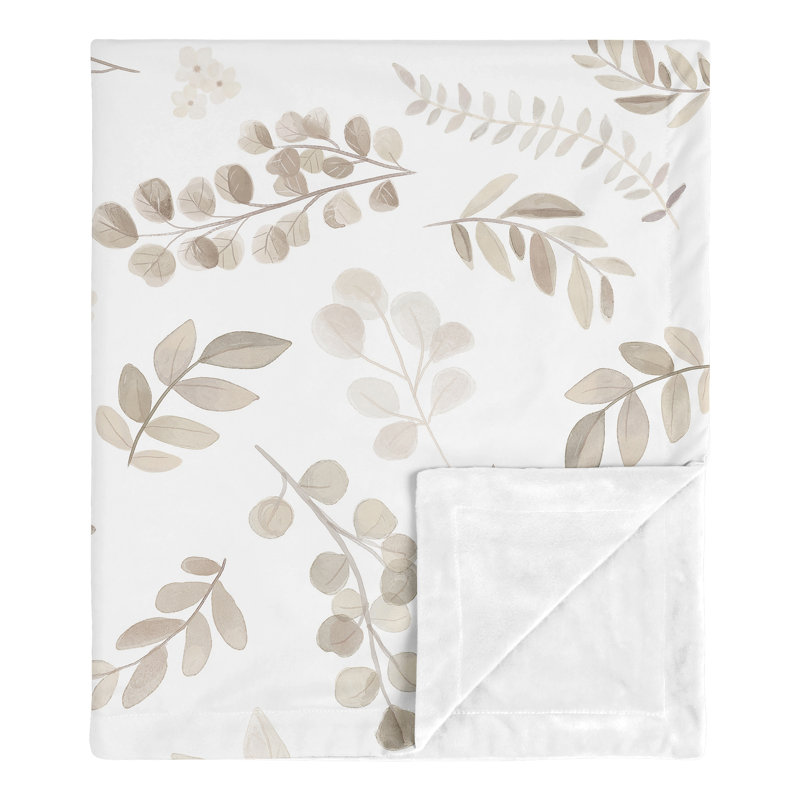 Couverture pour bébé Botanical Floral Polyester