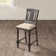 Jabree Upholstered Counter Stool with Solid Wood Frame