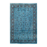 Fine Vibrance One-of-a-Kind 4' 2" X 6' 2" Hand Knotted Area Rug
