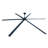 iLIVING 6 Blades BLDC Big Ceiling Fan, High Volume Low Speed Outdoor Fan with Powerful Brushless DC Motor Reversible Industrial Commercial and Residential, with IR Remote-937907587