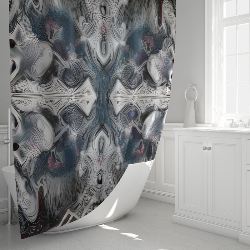 Rideau de douche Archisha, H 72 po x l 70 po