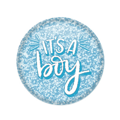 Bouton It's It Boy - 2 po - paquet de 6