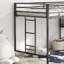 Metal Twin Loft Bunk Bed With Shelf - Space Saving For Bedroom Construction, Safe All ' Frame Shelf, Noise, , Safe, Easy Assembly