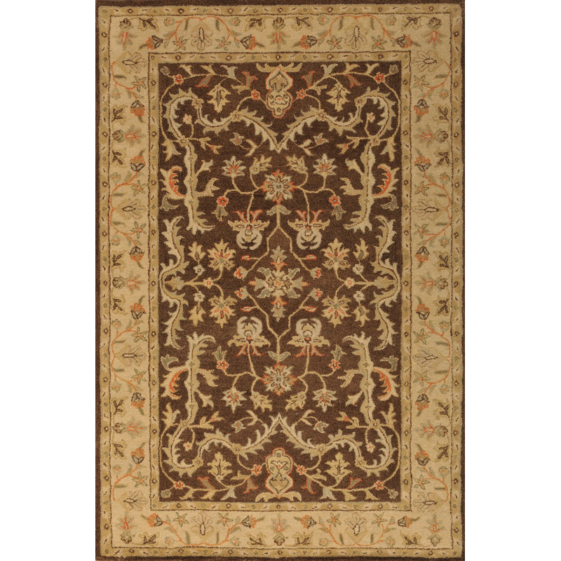 Tapis oriental brun, Rectangle 8 pi x 11 pi