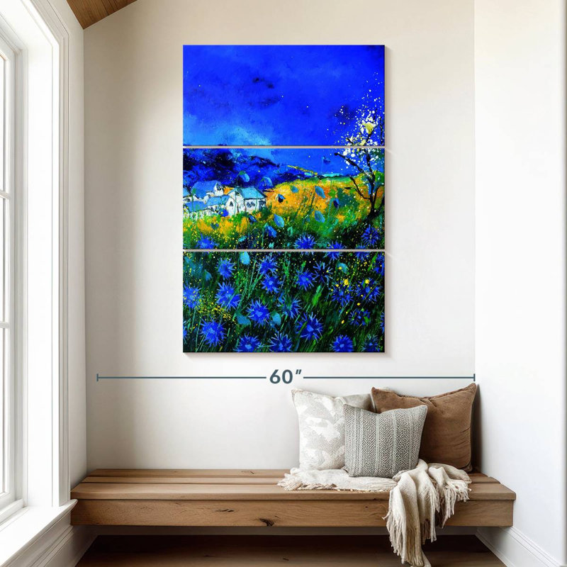 Bleuet des champs Alvord 6722, H 50 po x l 32 po