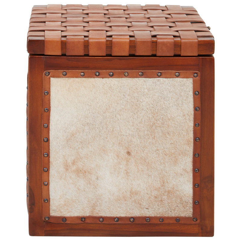 Delarosa Solid Wood Accent Stool
