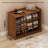 Multi Layer Bamboo Shoe Rack For Household Use. Large Capacity Storage Shoe Cabinet At The Entrance, Simple And Space Saving