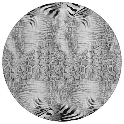 Machine Washable Indoor/Outdoor Corbin ACN2276 Animal Rug