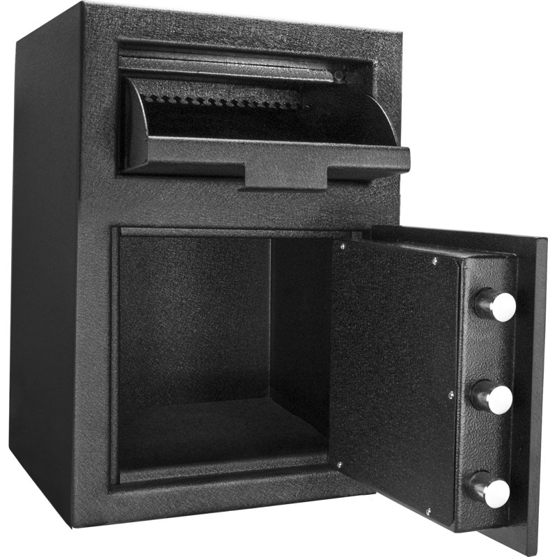 CUBIC FT KEYPAD DEPOSITORY SAFE, 20" H x 14" W x 14" D
