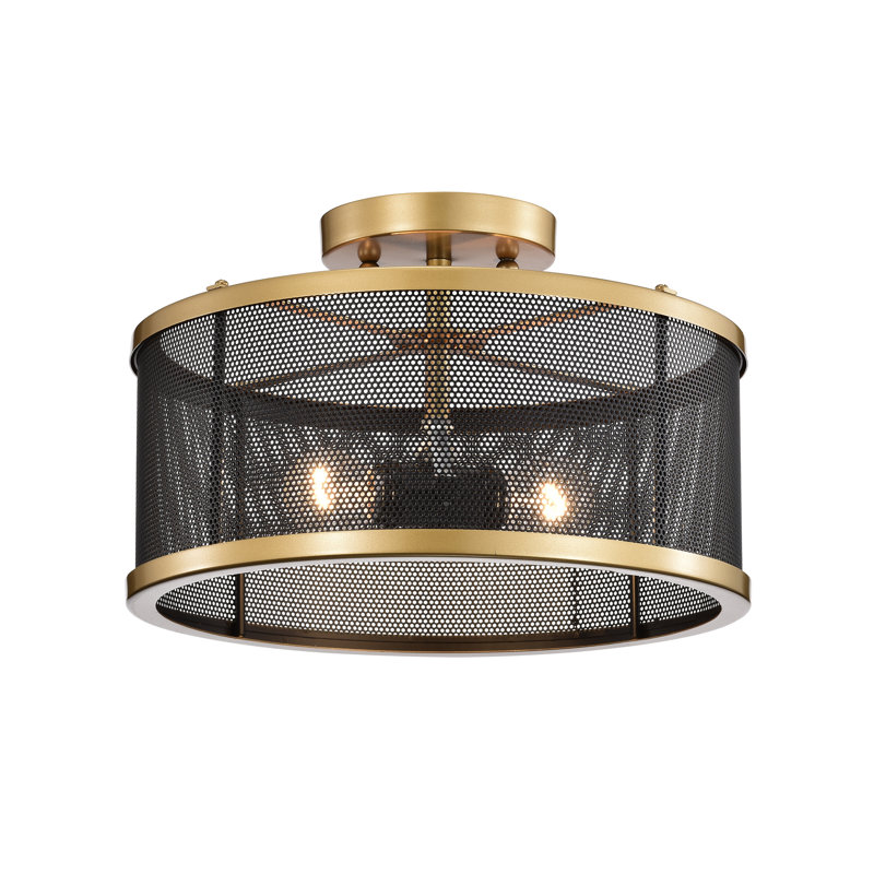 Plafonnier semi-encastré 2 lumières 12,2 po