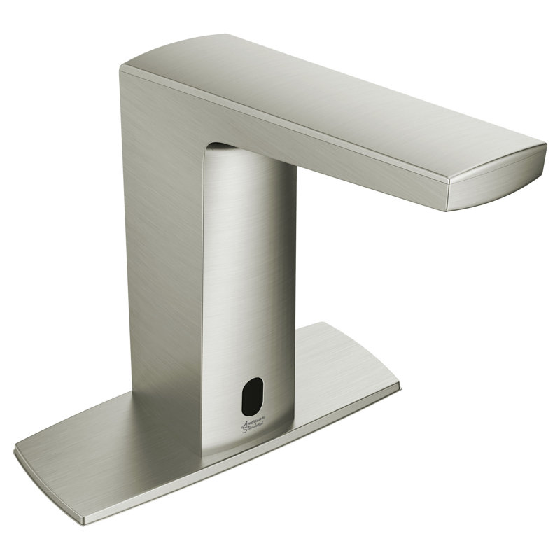 Paradigm Single-handle Bathroom Faucet, Brushed Nickel, With Hot/Cold Indicator