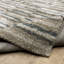 Tapis rayé bleu sarcelle / gris-709985848