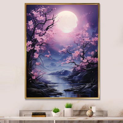 Lune fleur nocturne