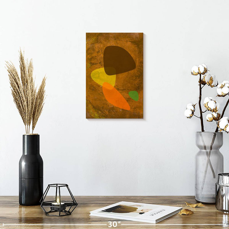 Avery Grunge Shapes I, 12" H x 8" W