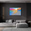 «Sunset Wall Beach Shell Landscape» par Ezra Tanner, art en verre acrylique Wal-698561389