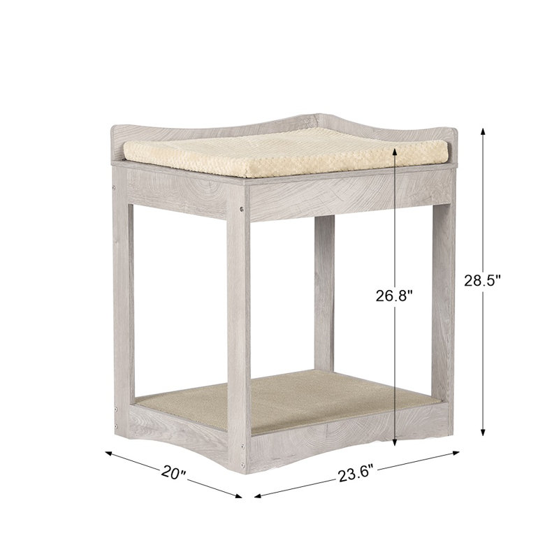 Elevated Dog Bed Cat Bed With Cushion And Cat Scratch Pad