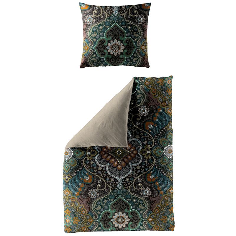 Paisley Duvet Cover Set with Pillowcases Included, 135 x 200cm Duvet Cover + 1 Standard Pillowcase