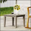 Table d'appoint en bois d'acacia Hampton avec construction durable et design élégant pour une utilisation extérieure-732850048