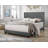 Dasjia Nailhead Trim Upholstered Bed in Gray-1763815358