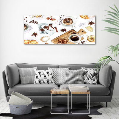 Morning Coffee - Wrapped Canvas Print