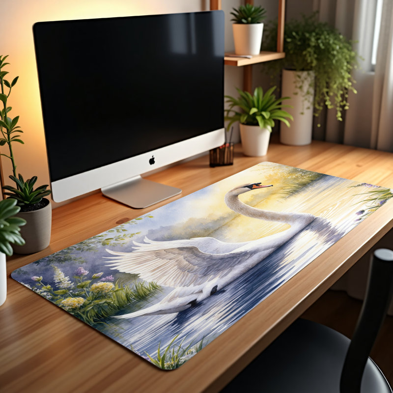 Polyester Desk Pad, 31.5x15.5