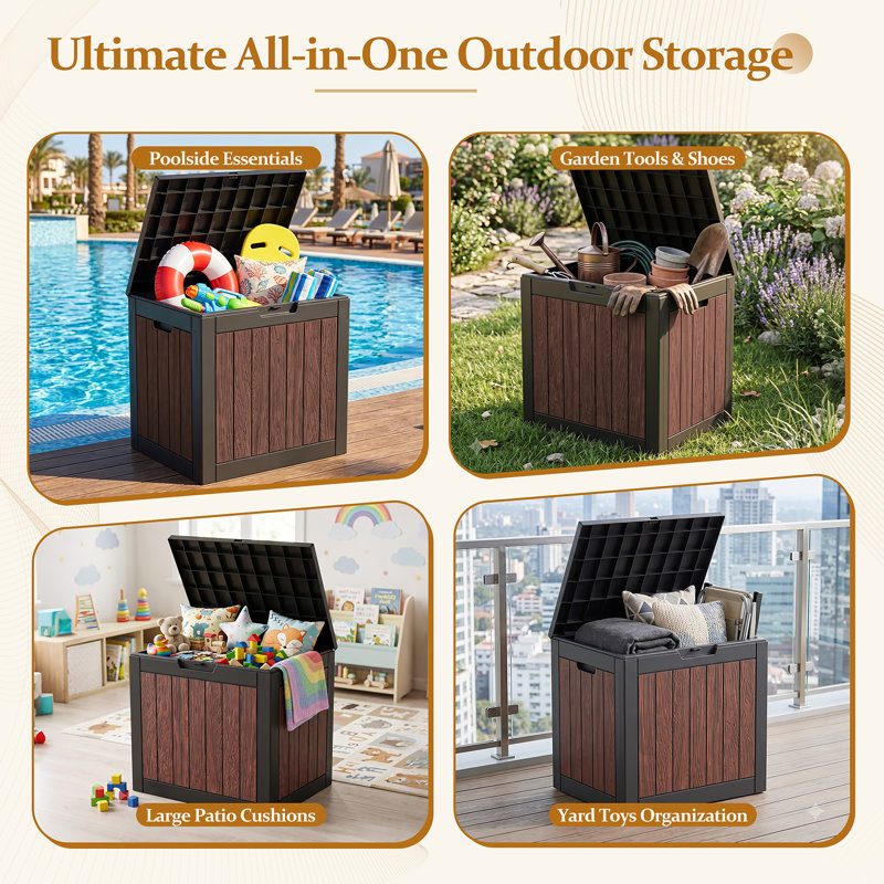 35 Gallon Outdoor Deck Box