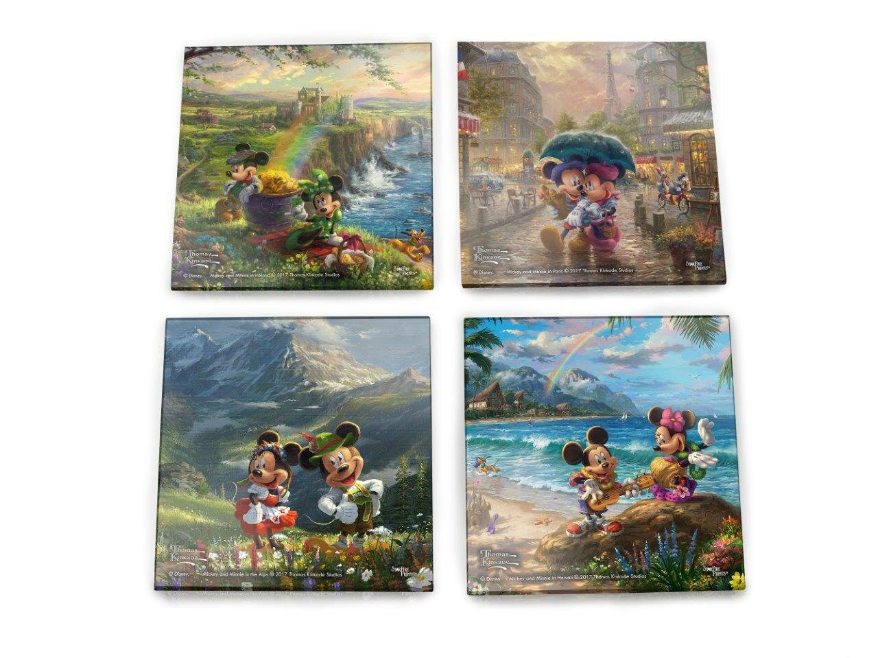 Thomas Kinkade Studios - Disney Fantasia - 13 x 23 Stained Glass Art