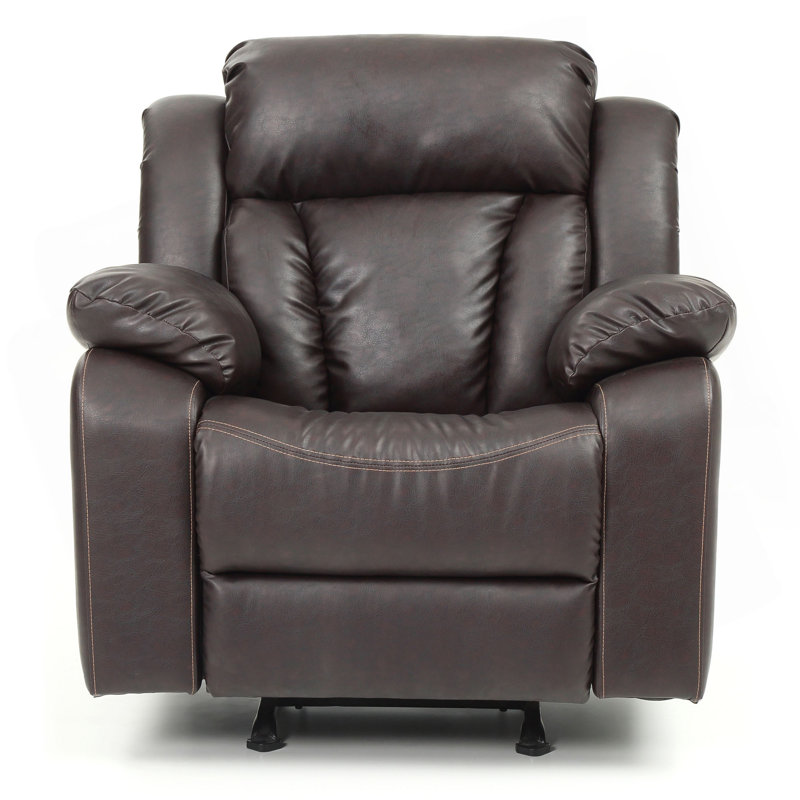 Fauteuil inclinable berçant Cozy, Marron foncé