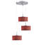 Luminaire suspendu tambour à 3 lumières Melnik-214978101-214978103