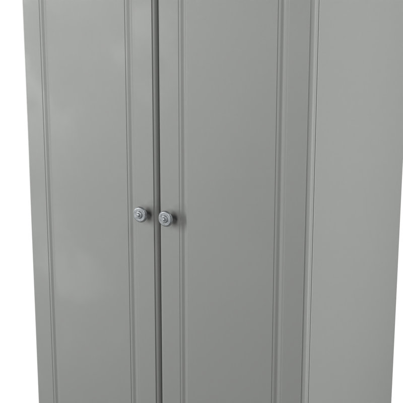 Arpelar Manufactured Wood Wardrobe, Dusk Grey