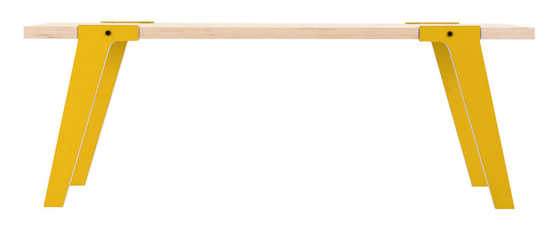 Giedi Upholstered Bench, Canary Yellow