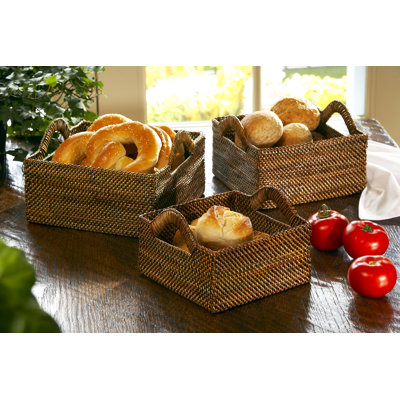 Wood Bread Basket