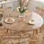 Protecteur de table rond en PVC transparent de 2 mm imperméable pour les surfaces de meubles