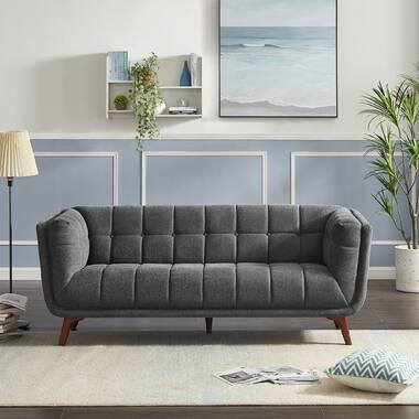 Furniture Ambassador Berton Grey Fabric Sofa Prices and Specs in