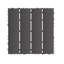 Carreaux de terrasse en plastique emboîtables, paquet de 44 tuiles de patio, 12 po x 12 po carré imperméable pour l'extérieur, utilisation pour toutes les saisons