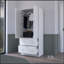 Armoire Edie, chambre à coucher, blanc-1519075592