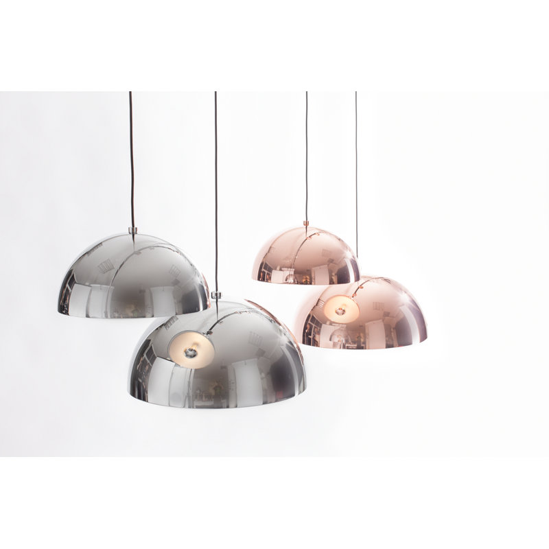 Dome 1 - Light Pendant, Copper, 78.7" H x 19.7" W x 19.7" D