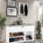 Shoe Bench With Cushion And Adjustable Shelf-177416793