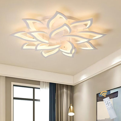 Izzabella 14 - Light 36" Acrylic LED Flush Mount